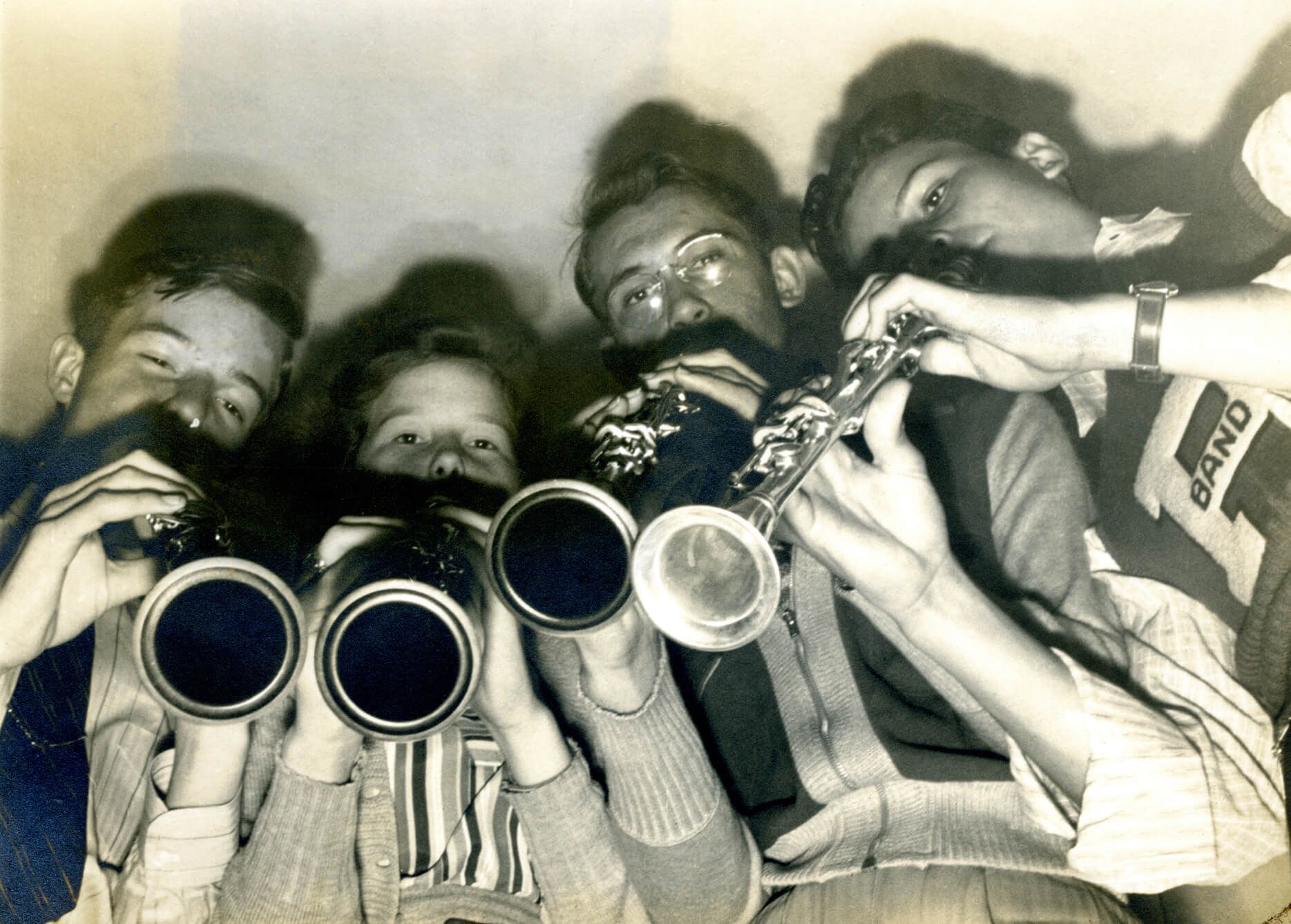Clarinetists - Plant High School Band - 1940-41